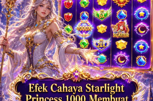 efek cahaya Starlight Princess 1000